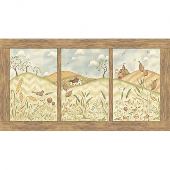 Ткань для пэчворка PEPPY Weeds'N Tweeds Panel 4095 145 г/м? 100% хлопок цв.21992 MUL1 уп.60х110 см