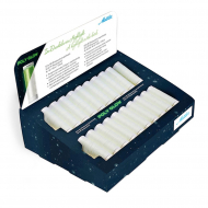 184083_Прикассовый стенд с наполнением нитями POLY GLOW №40, намотка 100 м, 30 катушек