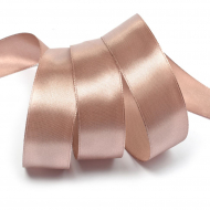 Лента атласная 25мм цв.4814 бежевый IDEAL уп.27,4 м