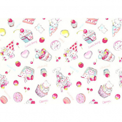 Ткань для пэчворка PEPPY Nico Nico Land 200 г/м? 100% хлопок цв.40702-10 уп.100х110 см