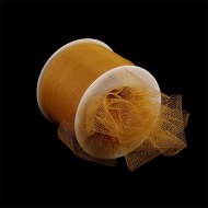 Фатин средней жесткости в шпульках,100% нейлон, арт.TBY.C шир. 50мм цв.25 коричневый уп.22.86м