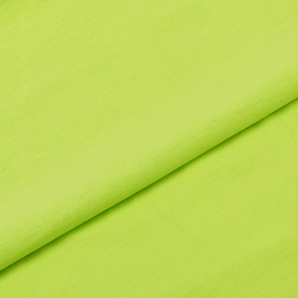 Ткань трикотаж Кулирка хлопок 145г опененд 100+100см салатовый 13-0535 пач.20-35кг