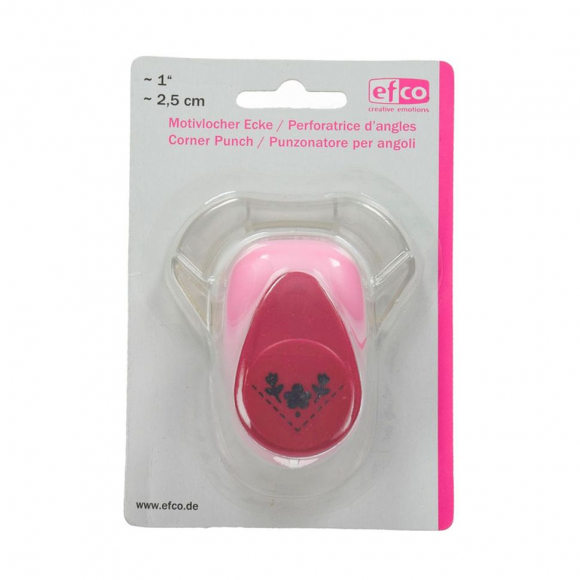 Дырокол угловой "Цветы"