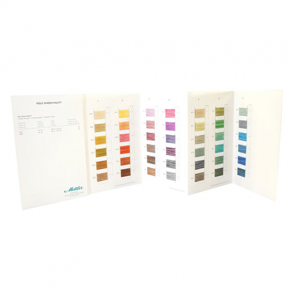 23576_Цветовая карта, AMANN GROUP METTLER, Poly Sheen Multi