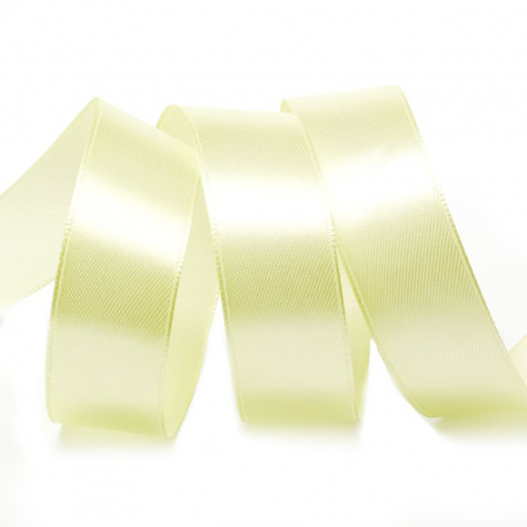 Лента атласная 25мм цв.3024 бл.салатовый IDEAL уп.27,4 м