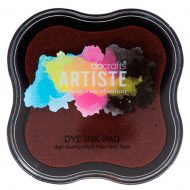 61691_Подушка штемпельная быстро сохнущая, коричневый