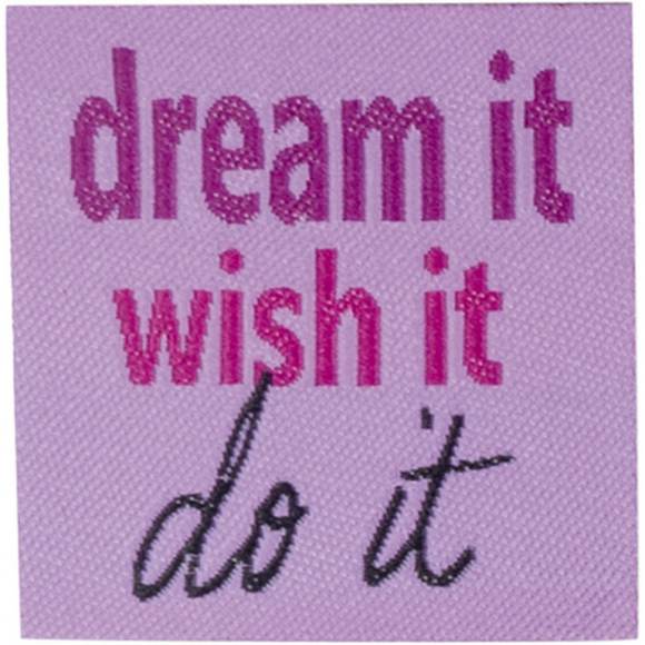 Термоаппликация "Мечтай, желай, делай"