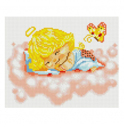 Набор Белоснежка для изготовления картин со стразами арт.БЛ.020-ST-PS Сон 20х25см