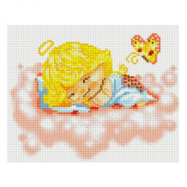 Набор Белоснежка для изготовления картин со стразами арт.БЛ.020-ST-PS Сон 20х25см