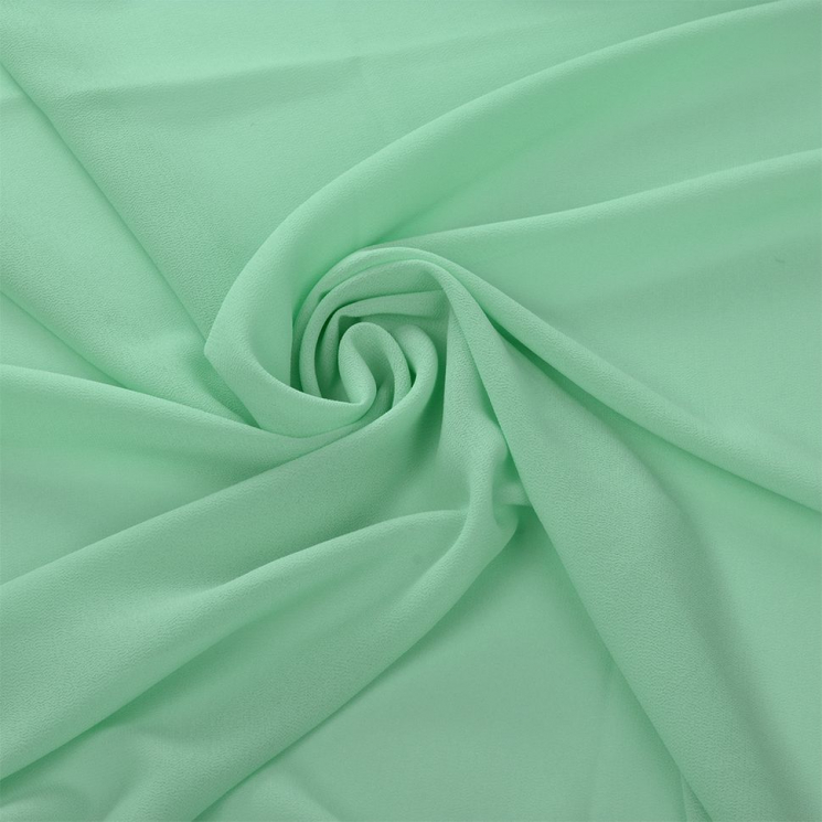 Ткань креп-шифон арт.TBY.8021-022 плот.105г/м2 100% ПЭ шир. 150см цв.22 полынь уп.5м