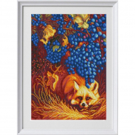 Рисунок на ткани (Бисер) КОНЁК арт. 1316 Лиса 29х39 см