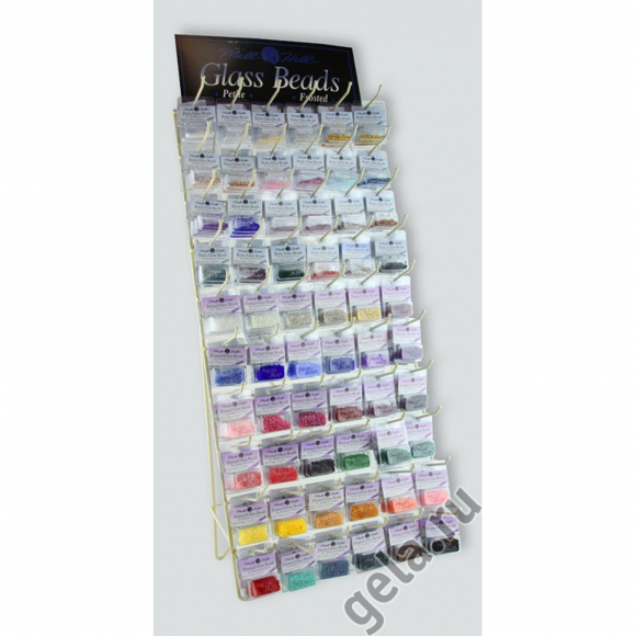 25368_Стенд проволочный PETITE&FROSTED BEAD с наполнением