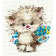 Набор для вышивания АЛИСА арт.0-126 Моей киске 10х11 см Набор для вышивания АЛИСА арт.0-126 Моей киске 10х11 см