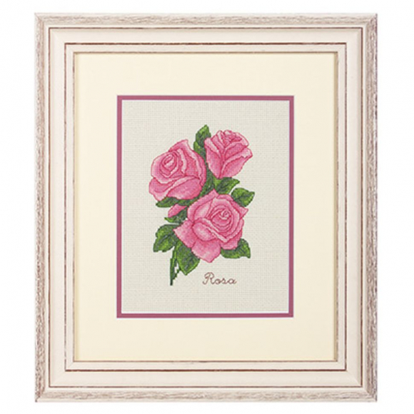 Набор для вышивания PANNA арт. C-1808 Букетик роз 13х17 см