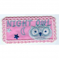 Термоаппликация HKM "Night Owl rosa"
