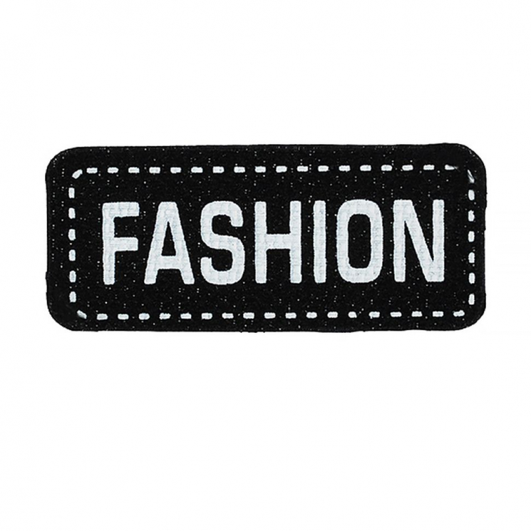 Аппликация пришивная FASHION арт.TBY.SHEV.22 4х1,8см цв.мульти уп.20шт