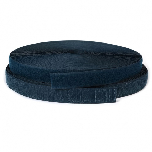 Лента липучка TBY пришивная кач.B шир.25мм цв.B630 сине-зеленый уп.25м (пара)