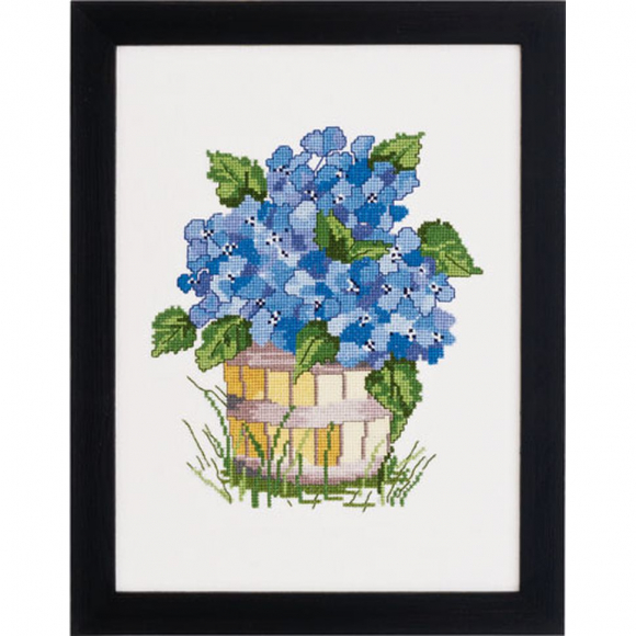 Набор для вышивания PERMIN арт.70-2379 Гортензия 25х34 см