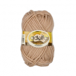 Пряжа ADELIA EMMA (80% акрил, 20% шерсть) 10х50г/50м цв.21 бежевый