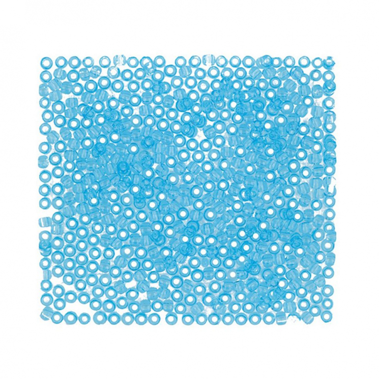 Бисер Япония "TOHO" 10/0  круглый 1  2.4 мм 5 х 5 г №0003 св.голубой