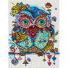 Набор Белоснежка для изготовления картин со стразами на подрамнике арт.БЛ.514-ST-S Венецианская сова 30х40 см
