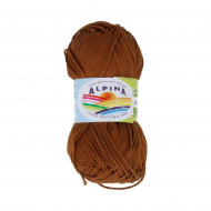 Пряжа ALPINA ANABEL (100% мерсеризованный хлопок) 10х50г/120м цв.1037 коричневый