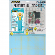 166762_Стартовый набор для пэчворка с двусторонним матом, ножом и линейкой