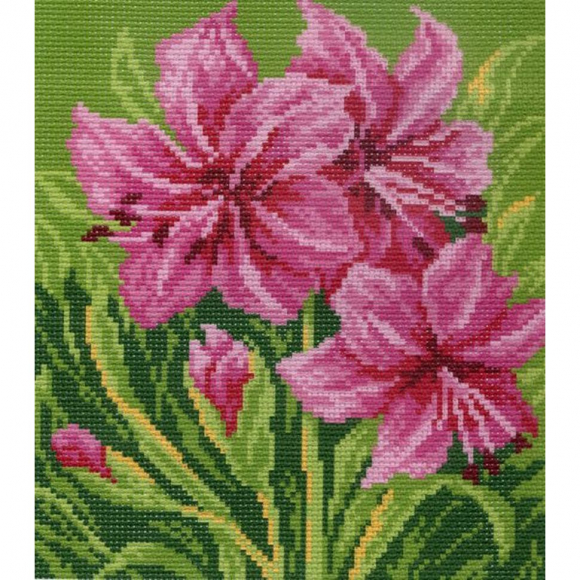 Рисунок на канве МАТРЕНИН ПОСАД арт.28х37 - 0700-1 Амарилис