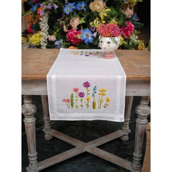 188198_Набор для вышивания дорожки "Весенние цветы"