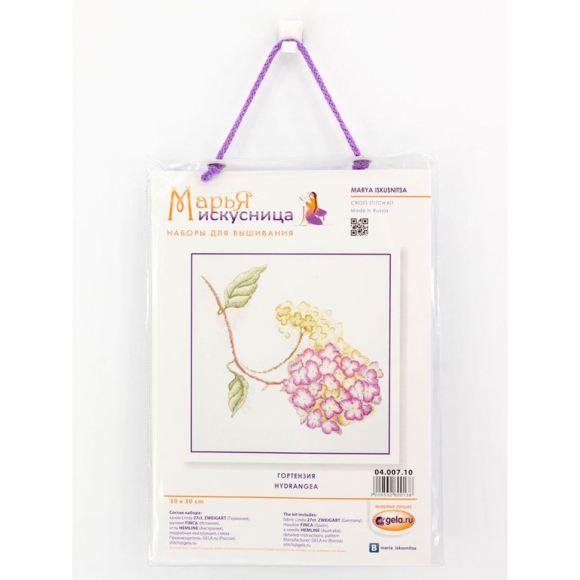 Набор для вышивания "Гортензия" Набор для вышивания "Гортензия"
