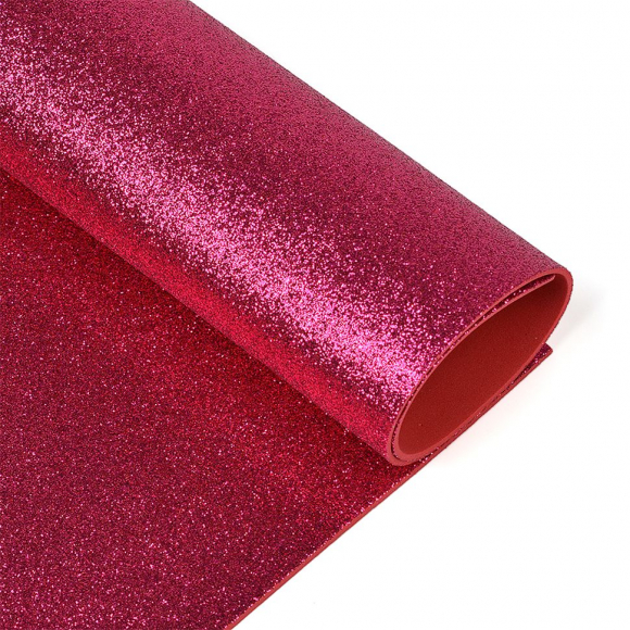 Фоамиран глиттерный Magic 4 Hobby 2 мм арт.MG.GLIT.H039 цв.малиновый, 20х30 см Фоамиран глиттерный Magic 4 Hobby 2 мм арт.MG.GLIT.H039 цв.малиновый, 20х30 см