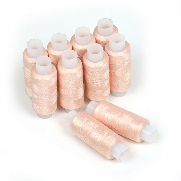 Нить оверлочная 10кат. 200м цв. розовый