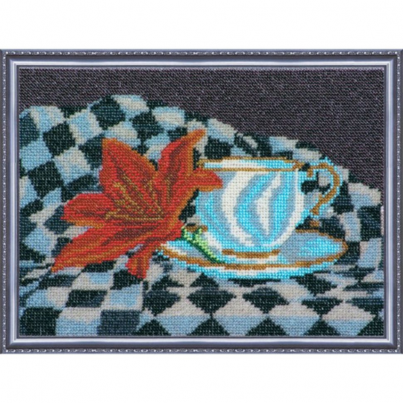 Набор для вышивания бисером АБРИС АРТ арт. AB-103 Домино 27х20 см