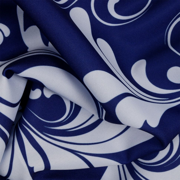 Ткань Габардин 140 г/м? 100% полиэстер шир.155 см арт.T.4000.14 цв.синий рул.25м