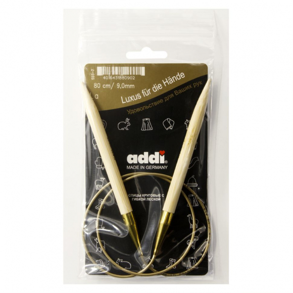 14149_Спицы, круговые, бамбук addiNature BAMBOO №9, 80 см 14149_Спицы, круговые, бамбук addiNature BAMBOO №9, 80 см