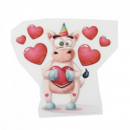 Термотрансфер арт.TBY.1238 Корова 13х12см, уп.10шт