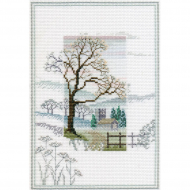 Набор для вышивания DERWENTWATER DESIGNS арт.DWMM1 Winter Tree 25х17,2 см