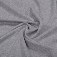Ткань трикотаж Футер 2х нитка петля с лайкрой 240г пенье 180см с.меланж уп.10м