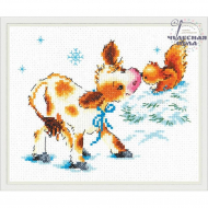 Набор для вышивания ЧУДЕСНАЯ ИГЛА арт.18-65 Теплая встреча 16х12см