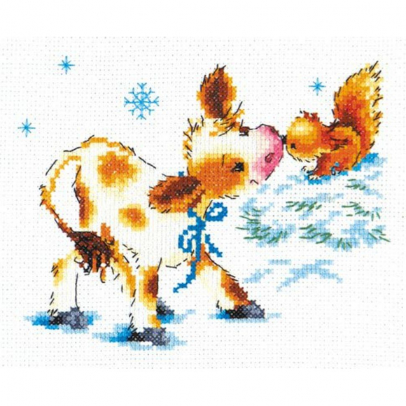 Набор для вышивания ЧУДЕСНАЯ ИГЛА арт.18-65 Теплая встреча 16х12см