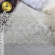 Кружево гипюр KRUZHEVO арт.TR.16GB2006 шир.65мм цв.4 молочный уп.9м