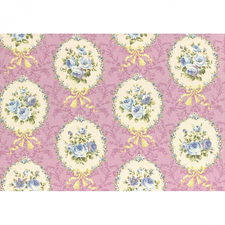 Ткань для пэчворка PEPPY Rococo Sweet Panel 130 г/м? 100% хлопок цв.31054-110 уп.60х110 см