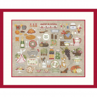 189516_Набор для вышивания "Atelier Cuisine" (Кухонные аксессуары), 50 х 37 см