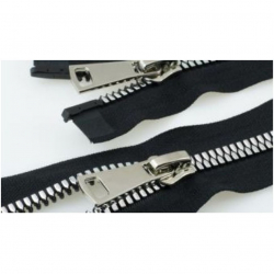 Молния трактор №5 Premium два замка 95см никель D580 черный