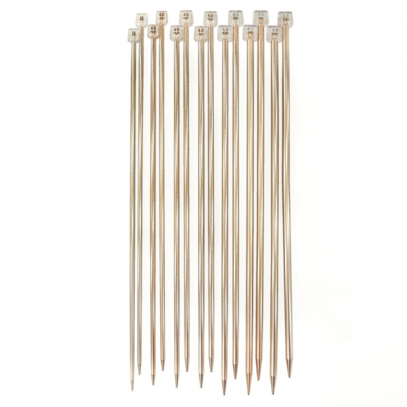 188029_Набор спиц прямых алюминиевых Hemline, 35 см 188029_Набор спиц прямых алюминиевых Hemline, 35 см