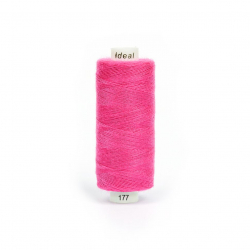 Нитки IDEAL бытовые 40/2 полиэстер 366м цв.177 розовый