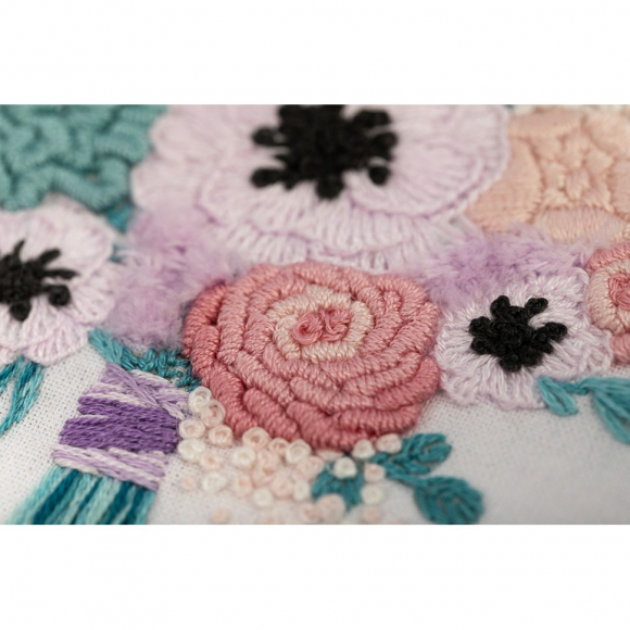 Набор для вышивания PANNA Живая картина арт. PAN.JK-2225 Свадебный букет 15х15 см