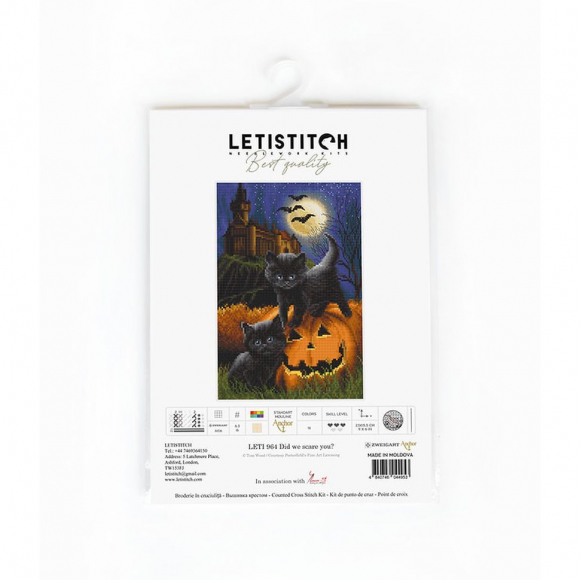 187470_Набор для вышивания "Мы вас напугали?"