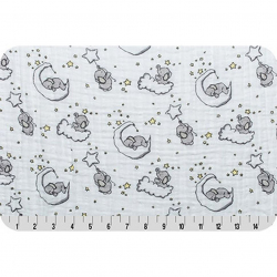 Ткань для пэчворка PEPPY Embrace (марлевка) 120 г/м? 100% хлопок цв.emlittleone banana уп.100х125 см