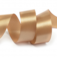Лента атласная 25мм цв.4837 бежевый IDEAL уп.27,4 м